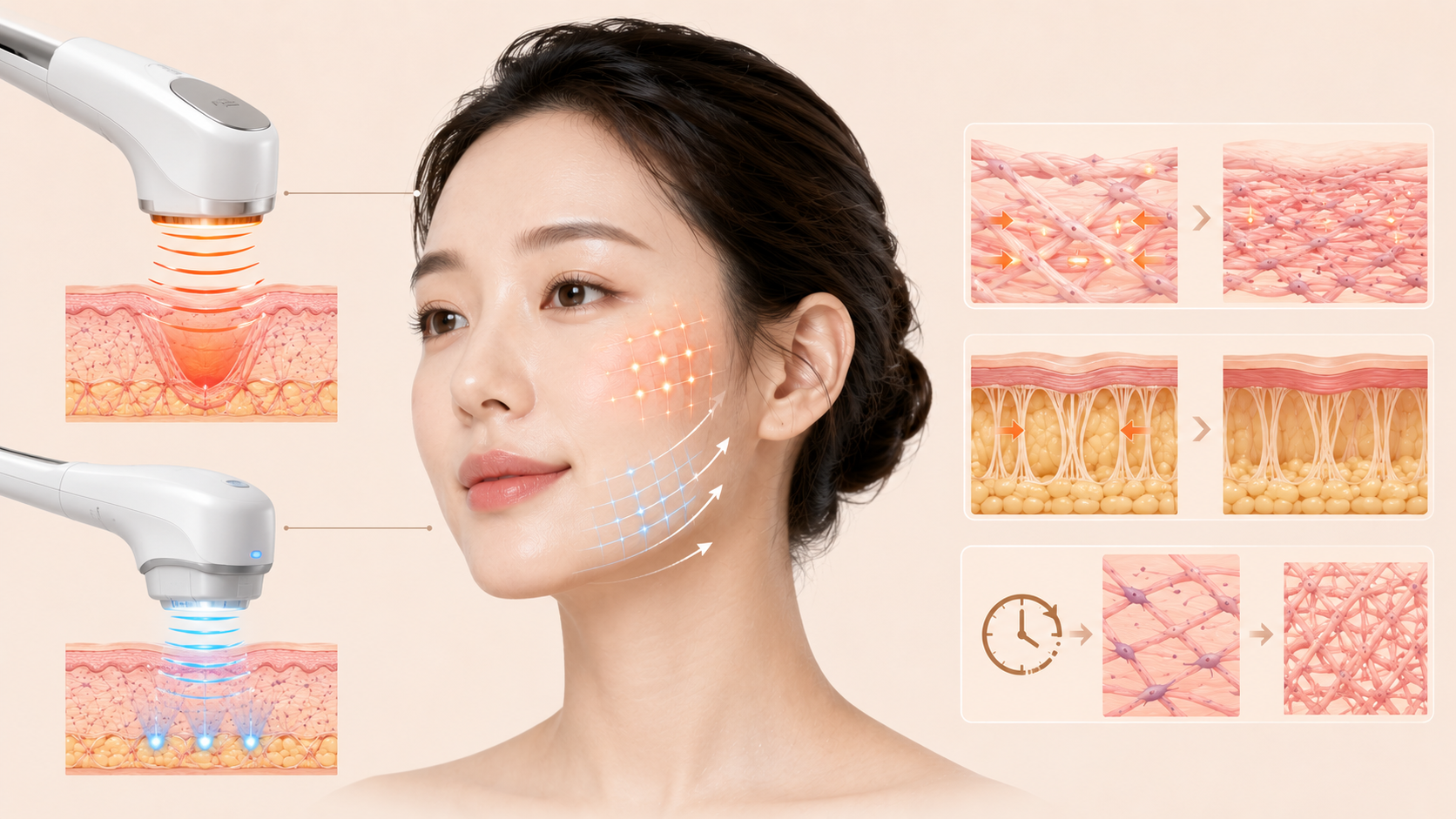 Songdo Human Dermatology_facial rejuvenation treatment illustration
